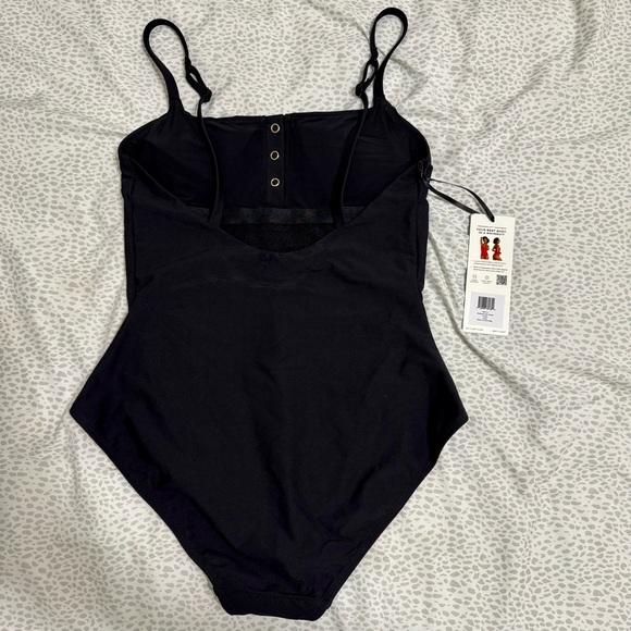 NWT! Stylest System Black Dreamsculpt Swim Bodysuit with Snaps Size L - Picture 5 of 7